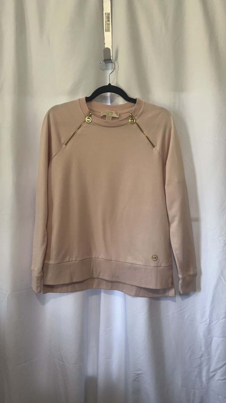 Michael Kors Women Sweater Pink Blush Size S